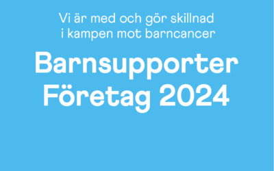 Vi är med i kampen mot barncancer